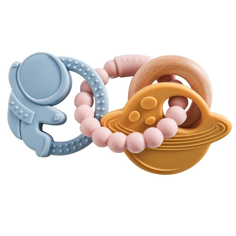 Edible Silicon Baby Teether Bracelet Molar Rod