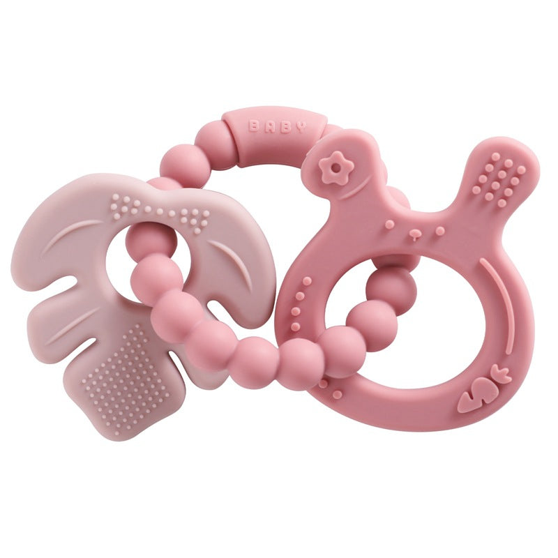 Edible Silicon Baby Teether Bracelet Molar Rod