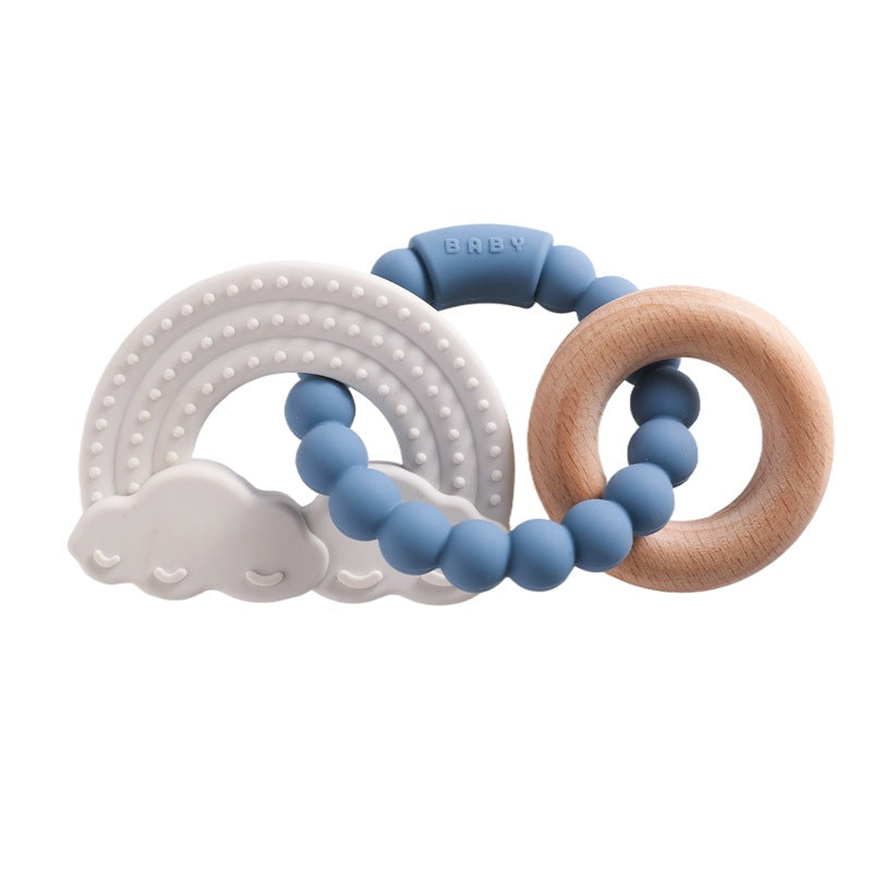 Edible Silicon Baby Teether Bracelet Molar Rod