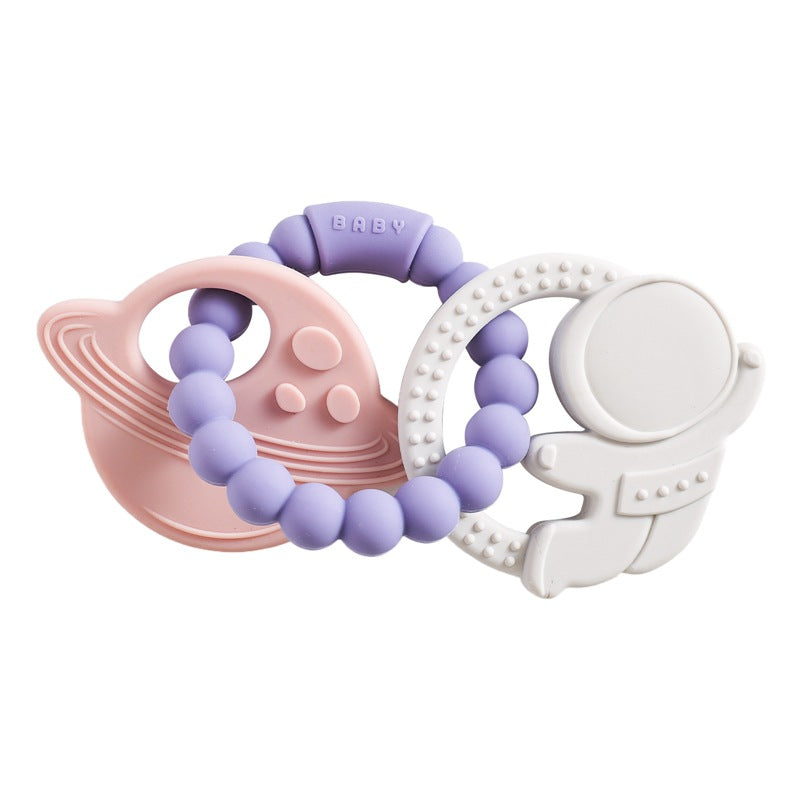 Edible Silicon Baby Teether Bracelet Molar Rod