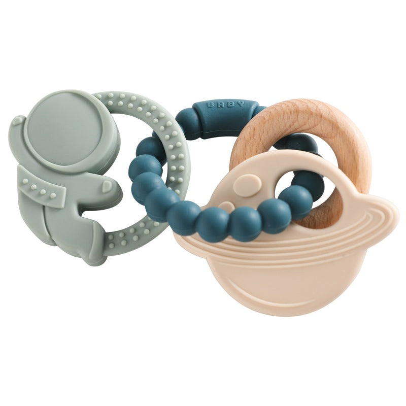 Edible Silicon Baby Teether Bracelet Molar Rod