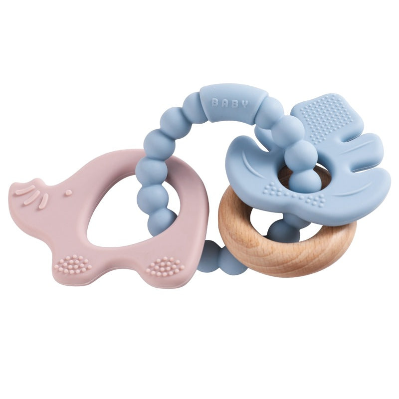 Edible Silicon Baby Teether Bracelet Molar Rod