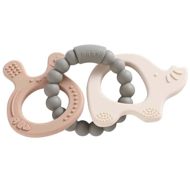 Edible Silicon Baby Teether Bracelet Molar Rod