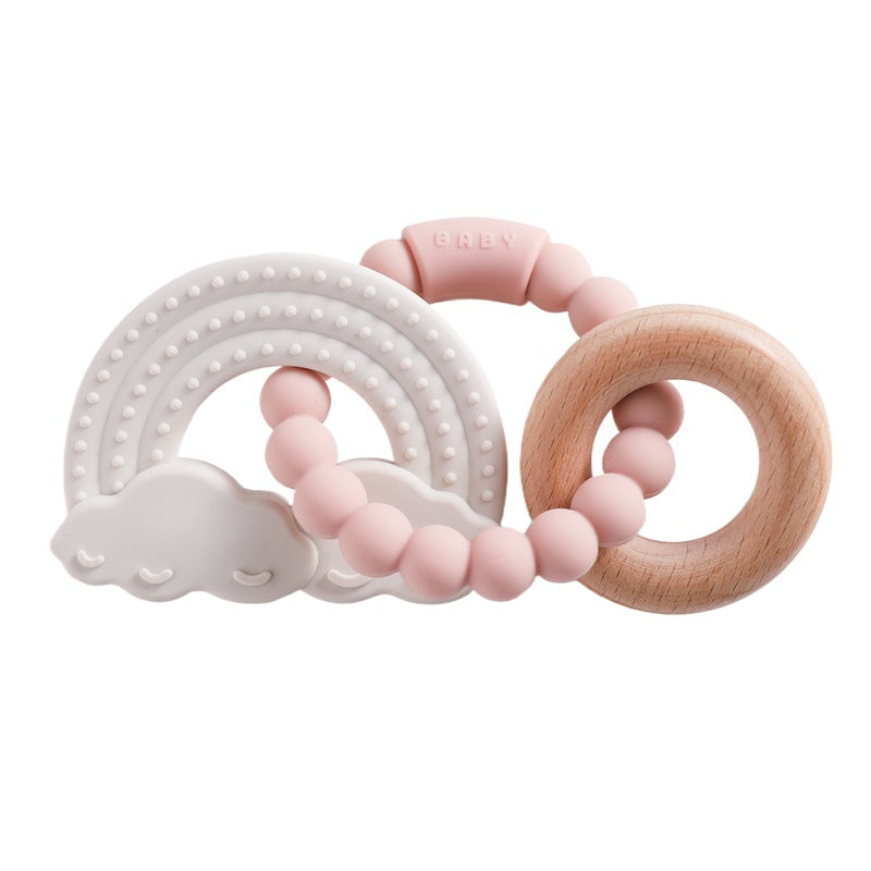 Edible Silicon Baby Teether Bracelet Molar Rod