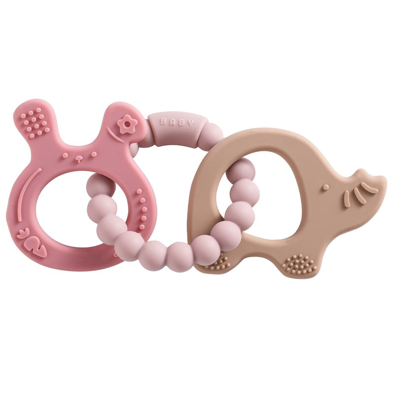 Edible Silicon Baby Teether Bracelet Molar Rod